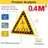 30x30IN Solar LED Flashing Crosswalk Lights & Signs, Durable Aluminum Traffic Safety Solutions for Enhanced Pedestrian Protection - 24x24IN Available view 4