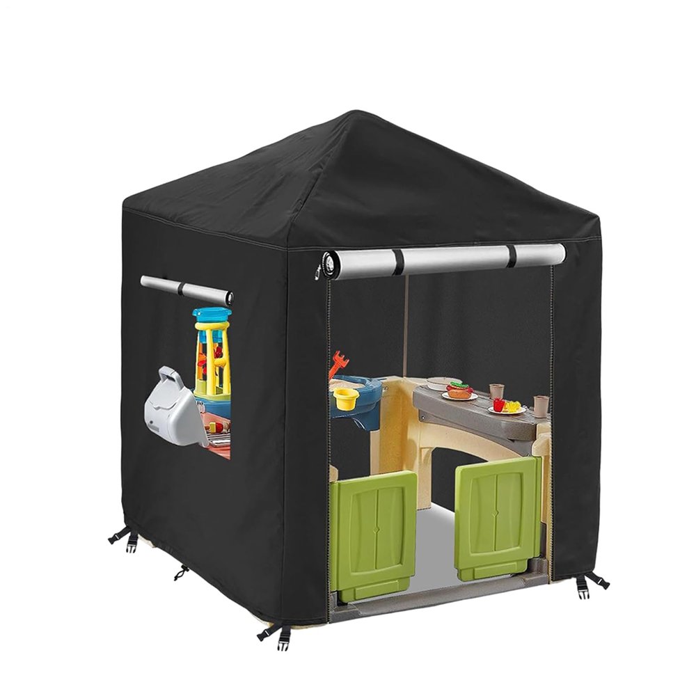Outdoor Playhouse Cover | Waterproof and Sun Protection Cover,All-Weather Protector, 420D Oxford Fabric for Outdoor