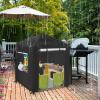 Outdoor Playhouse Cover | Waterproof and Sun Protection Cover,All-Weather Protector, 420D Oxford Fabric for Outdoor view 2