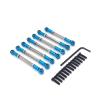 RC Cars Parts For WLtoys 104001 104002 1/10 Metal Adjustable Pull Rod RC Car Upgrade Parts Accessories(Blue) view 1