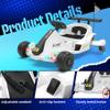 12V Kids Electric Go Kart for Ages 4+, Drift Go Cart with Music & LED Lights, Drifting Car with Swivel Rear Wheels, Adjustable Seat Belt, Outdoor Ride on Toys for Boys and Girls(White) view 4