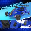 12V Kids Electric Go Kart for Ages 4+, Drift Go Cart with Music & LED Lights, Drifting Car with Swivel Rear Wheels, Adjustable Seat Belt, Outdoor Ride on Toys for Boys and Girls (Blue) view 4