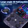 aqxreight Handheld Game Console for System Translucent Grey 4 Inch 720x720 Screen 4000mAh Double Joysticks Portable Retro Video Game Console for Travel 128G for RK3326 This by P Handheld (128G) view 4