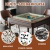 31.5" x 31.5" Mahjong Mat for Table with Carrying Bag Tranquil Peacock Design Swirling Cherry Blossoms Muted Non-Slip Noise-Reducing Game Mat Mahjong Accessories for Poker Dominoes Board Games view 3