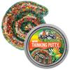 Crazy Aarons Mini Putty Tins Animal Collection Pygmy Hippo, Shark, Triceratops & Owl 4 Pack (.46 oz Each) Stretchy, Soft Sensory Fidget Toy Ages 3+ view 3