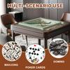 31.5" x 31.5" Mahjong Mat for Table with Carrying Bag Intricate Peacock Chinoiserie Art Vibrant Jewel Tones Non-Slip Noise-Reducing Game Mat Mahjong Accessories for Poker Dominoes Board Games view 3