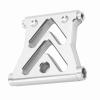 aqxreight RC Car Front Bezel Collision Bezel Metal Front Bumper for Axial 10 Remote Control VehiclesSilver Reliable and Strong RC Car BezelRC Metal BezelRC (Silver Handle) view 3