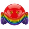 Fat Brain Toys bilibo Midi by MOLUK Classic Set of 6, Open-Ended Play view 1