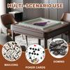 31.5" x 31.5" Mahjong Mat for Table with Carrying Bag Symmetrical Chinoiserie Peacock Art Soft Lavender Mint Non-Slip Noise-Reducing Game Mat Mahjong Accessories for Poker Dominoes Board Games view 3