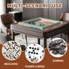 31.5" x 31.5" Mahjong Mat for Table with Carrying Bag Symmetrical Chinoiserie Peacock Dreamy Pastel Non-Slip Noise-Reducing Game Mat Mahjong Accessories for Poker Dominoes Board Games view 3