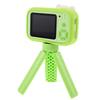 Abaodam Digital Camera with Dual Lenses, 2.4-inch Compact Instant Print Camera, Green Silicone Cover, Birthday Gift for Boys Over 3 Years Old view 1