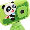 Abaodam Digital Camera with Dual Lenses, 2.4-inch Compact Instant Print Camera, Green Silicone Cover, Birthday Gift for Boys Over 3 Years Old view 3