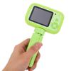 Abaodam Digital Camera with Dual Lenses, 2.4-inch Compact Instant Print Camera, Green Silicone Cover, Birthday Gift for Boys Over 3 Years Old view 4