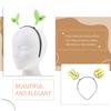 Uonlytech 3pcs Rock Paper Scissors Hairband Set Cute Adorable Headband for Party Costume Multi-function Portable Hair Accessory for Festivals view 3