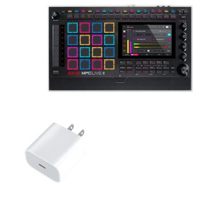 BoxWave Charger Compatible with Akai Professional MPC Live III - PD GAN miniCube (30W), 30W Tiny PD GAN Type-C Wall Charger - Winter White