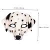 BCOATH Animal Spot Pattern Dog Mask Unisex Role Play Photo Prop for Halloween Carnival and Bar Atmosphere view 2