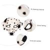 BCOATH Animal Spot Pattern Dog Mask Unisex Role Play Photo Prop for Halloween Carnival and Bar Atmosphere view 3