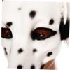 BCOATH Animal Spot Pattern Dog Mask Unisex Role Play Photo Prop for Halloween Carnival and Bar Atmosphere view 4