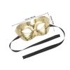 PERSELOSO Gold Glitter Prop for Women, Handmade Half Face Reflective Sequin Party Mask for Halloween, Carnival, Cosplay, and Festival Dress-up view 2