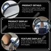 Totority Car Interior Rear Mirror Observation Rearview Mirror Adjustable for Safety in Vehicles view 4