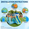 Garvee Inflatable Bounce House, Kids Bounce House, Jump Bouncer with Air Blower and Slide, Jumping Family Backyard Bouncy Castle for Indoor & Outdoor view 4