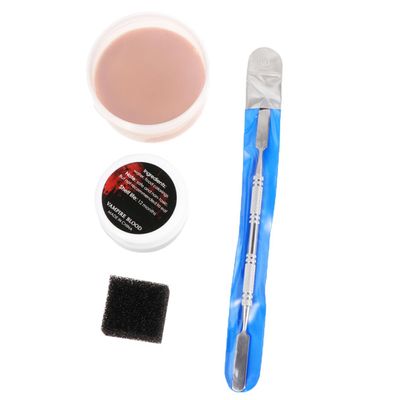 GALPADA 4pcs Halloween Fake Wound Makeup Wax Set Special Effects Skin Wax for Scar Modeling Face Painting Cosplay Party Costume