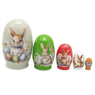 Nesting Dolls Nested Easter Bunny Home Decor