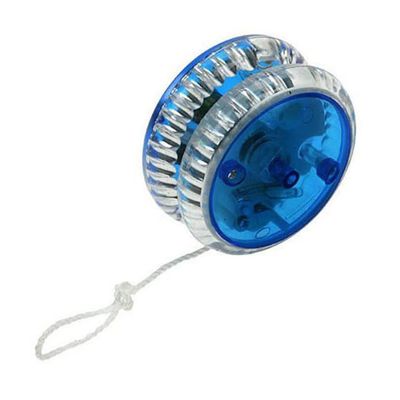 LED Yo-Yo for Kids Adults - Professional Plastic Trick YoYo with Light, Responsive Cartoon YoYo (Blue)/1.57x2.36
