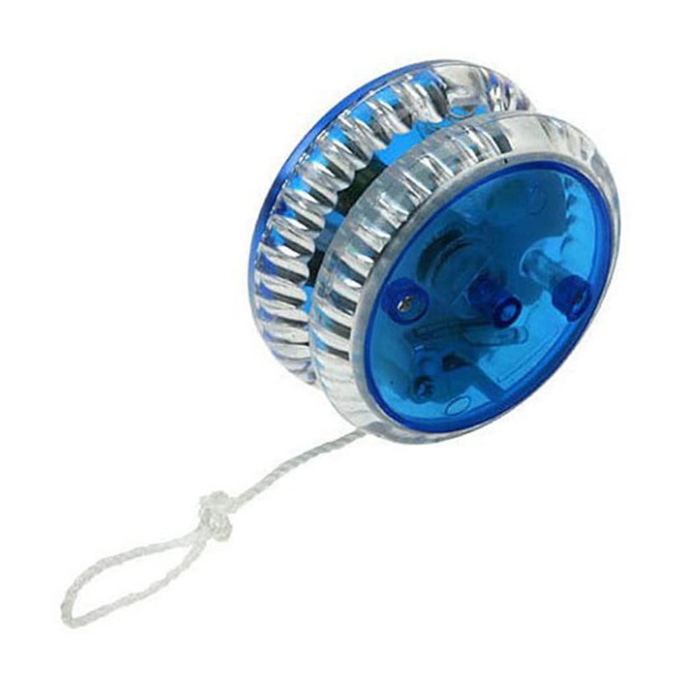 LED Yo-Yo for Kids Adults - Professional Plastic Trick YoYo with Light, Responsive Cartoon YoYo (Blue)/1.57x2.36