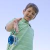 LED Yo-Yo for Kids Adults - Professional Plastic Trick YoYo with Light, Responsive Cartoon YoYo (Blue)/1.57x2.36 view 2