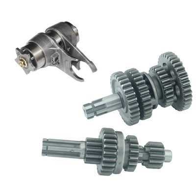3+1 Transmission Main Counter Shaft Gearbox Set with Shift Fork Compatible with 50cc 70cc 90cc 110cc 125cc ATV Engines