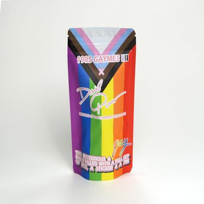 1985 Games Pride Mystery Dice Set with Pins & Stickers LGBTQ+ DND Dice Set Collaboration with Daniel Quasar, Polyhedral RPG Dice for Tabletop Games, Dungeons & Dragons & Roleplaying Campaigns