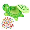100 Pcs Mini Resin Turtles with Jumbo Turtle Storage Case Glow in The Dark Tiny Luminous Figures Bulk for Fairy Garden Dollhouse Accessories Micro Landscape Decor DIY Crafts Classroom Rewards (Green) view 1