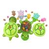 100 Pcs Mini Resin Turtles with Jumbo Turtle Storage Case Glow in The Dark Tiny Luminous Figures Bulk for Fairy Garden Dollhouse Accessories Micro Landscape Decor DIY Crafts Classroom Rewards (Green) view 3