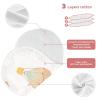 EtherSpher Brown Sun Hot Air Balloon Cotton Newborns burp cloths good Absorbent? baby rags for Unisex Newborns set of 2, 22x11in artculos para bebes recien nacidos view 3