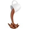 GHJNAMVHD Resin 3D Floating Coffee Cup Standing Makeup Pendant view 1