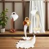 GHJNAMVHD Resin 3D Floating Coffee Cup Standing Makeup Pendant view 4