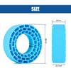 NCJDHWEA Rubber Tire Insert Foam Compatible with 95-97mm 1.55 Inch RC Crawler Tires for Improved Traction and Stability(Blue) view 2