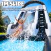 21FT Commercial Grade Inflatable Water Slide for Kids & Adults, Heavy Duty 0.6mm PVC Water Slide with Large Airtight Pool & 950W Blower for Outdoor Backyard Use view 3