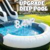 21FT Commercial Grade Inflatable Water Slide for Kids & Adults, Heavy Duty 0.6mm PVC Water Slide with Large Airtight Pool & 950W Blower for Outdoor Backyard Use view 4