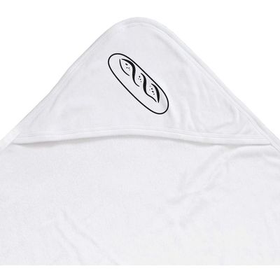 Azeeda 'Baguette' Baby Hooded Towel (HT00041564)