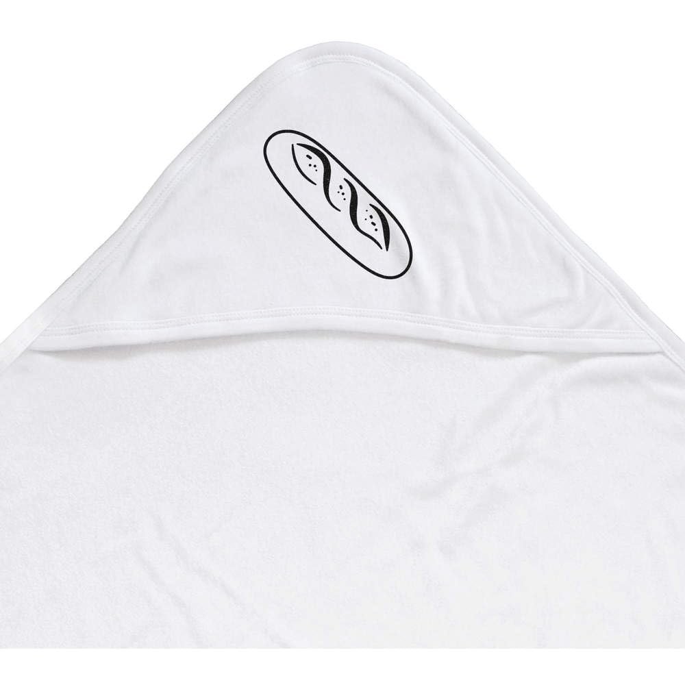 Azeeda 'Baguette' Baby Hooded Towel (HT00041564)