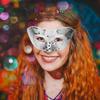 BCOATH Silver Mirror Sequin for Women, Handmade Glitter Half Face Mask Party Prop for Halloween, Carnival, Dance, Reflective Costume Accessory view 4