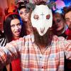 LOPUNER 3d Skull Sheep Mask Halloween Cosplay Half Face Cover Horror Masquerade Ball Accessory for Carnival Party view 4