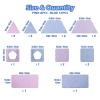 Asweets 18-Piece Magnetic Fort Building Kit for 3+ Kids, Giant Modular Playhouse Panels, Lightweight Panels with Built-in Magnets(Purple & Blue) view 3
