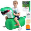 Whubefy Inflatable Bouncy Horse for Kids, 220lbs Capacity Ride-On Toys with Pump, Puncture-Resistant Saddle Design, Indoor/Outdoor Jumping Horse for Girls Boys Ages 5+ (Dinosaur, 1 PCS) view 1