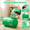 Whubefy Inflatable Bouncy Horse for Kids, 220lbs Capacity Ride-On Toys with Pump, Puncture-Resistant Saddle Design, Indoor/Outdoor Jumping Horse for Girls Boys Ages 5+ (Dinosaur, 1 PCS) view 3