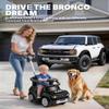 First Ride On 3-in-1 Toddler Push Car, Licensed Ford Bronco Raptor Kids Push Car for Toddlers 1-3 w/Handle, Safety Rails, Music and Horn, Toddler Ride on Toy for Boys, Stroller Substitute (Black) view 3
