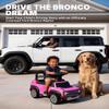 First Ride On Licensed Ford Bronco Raptor Toddler Push Car, Toddler Foot-to-Floor Ride on Car w/Horn, Music and Hidden Storage, Push Around Buggy for Toddlers 1-3, Toddler Ride on Toy for Girls (Pink) view 3