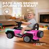 First Ride On Licensed Ford Bronco Raptor Toddler Push Car, Toddler Foot-to-Floor Ride on Car w/Horn, Music and Hidden Storage, Push Around Buggy for Toddlers 1-3, Toddler Ride on Toy for Girls (Pink) view 4